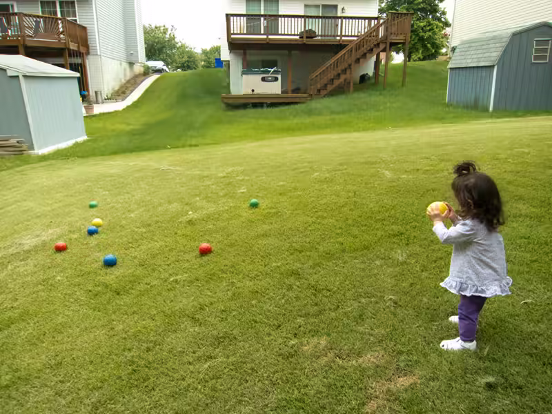 Scarlett Plays Bocce Ball 2