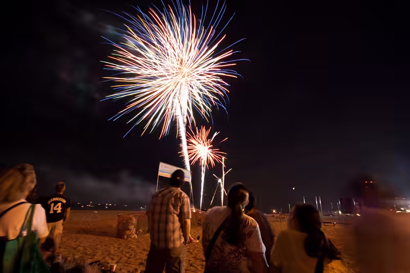 3 Fireworks Go Off