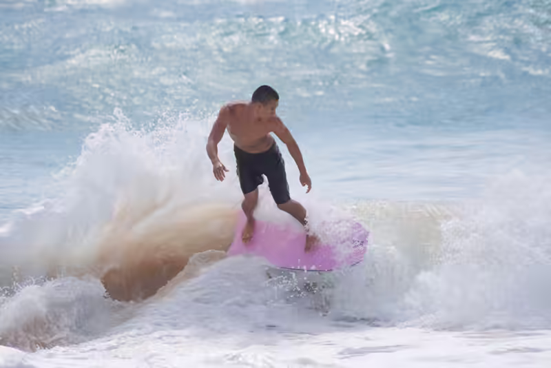 Caught the Wave after a Few Shots