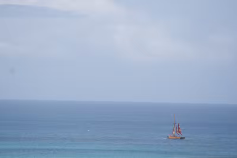 Lone Sailboat