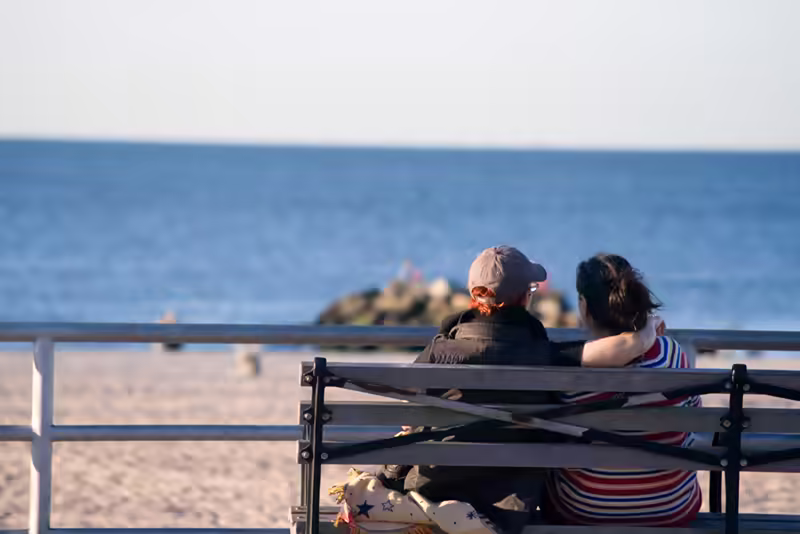 Lovers at the Beach