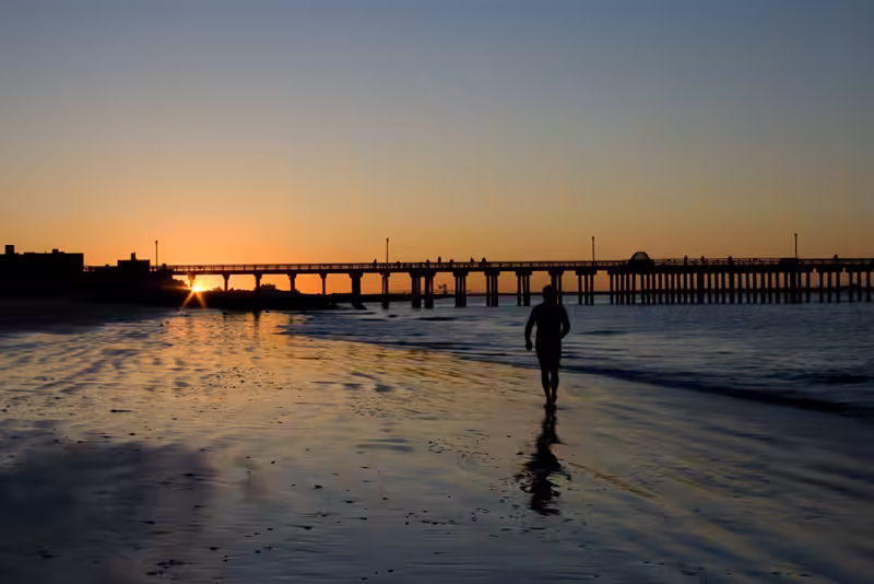Walking on the Beach