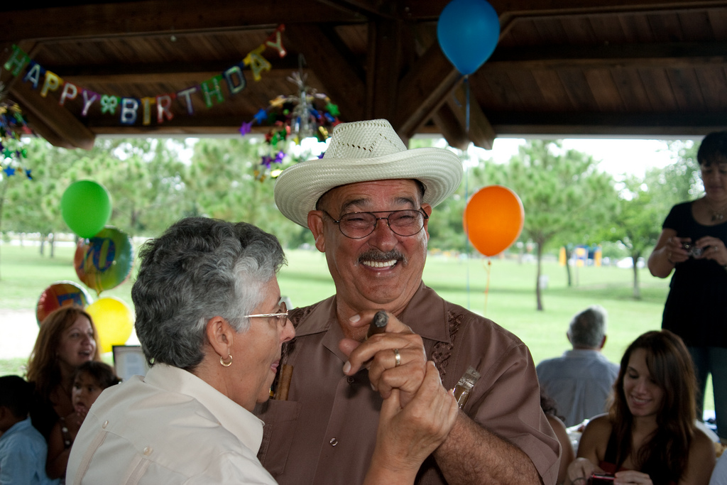 Dancing with his Wife