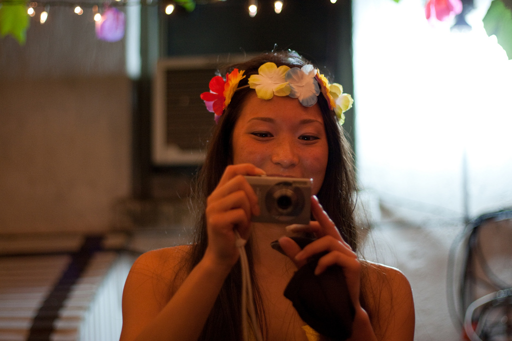 Dina takes a picture of Me