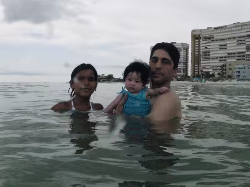 In the Water with Lizzie