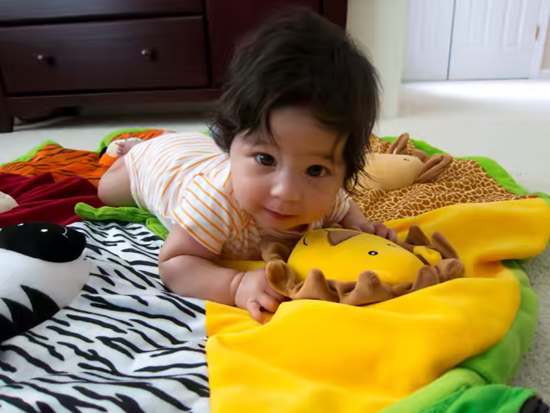 On her Mat Agani