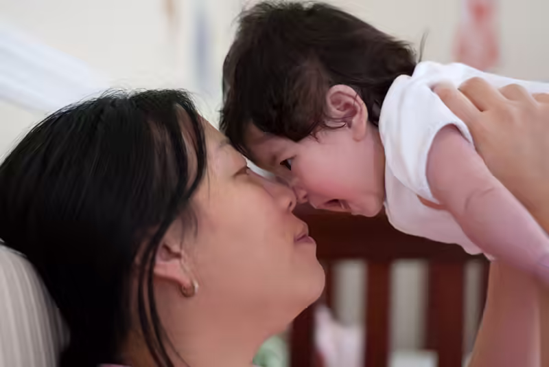 Scarlett and Mom