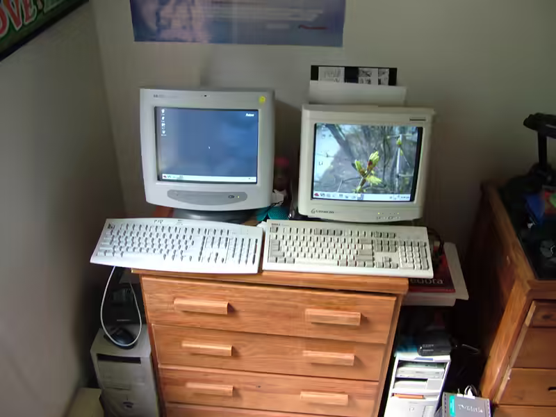 This blog was on the server on the right, the left is a server for Phi Sigma Pi