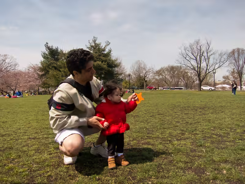 Scarlett Flying a Kite