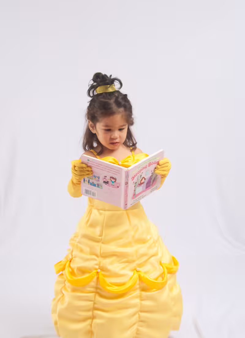 Costume designed and sewn by Scarlett’s maternal grandmother.