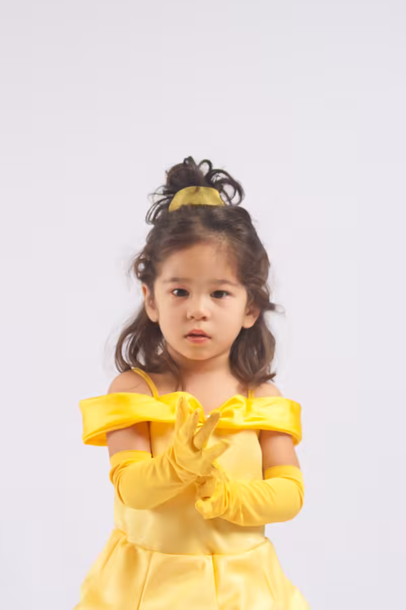 Costume designed and sewn by Scarlett’s maternal grandmother.