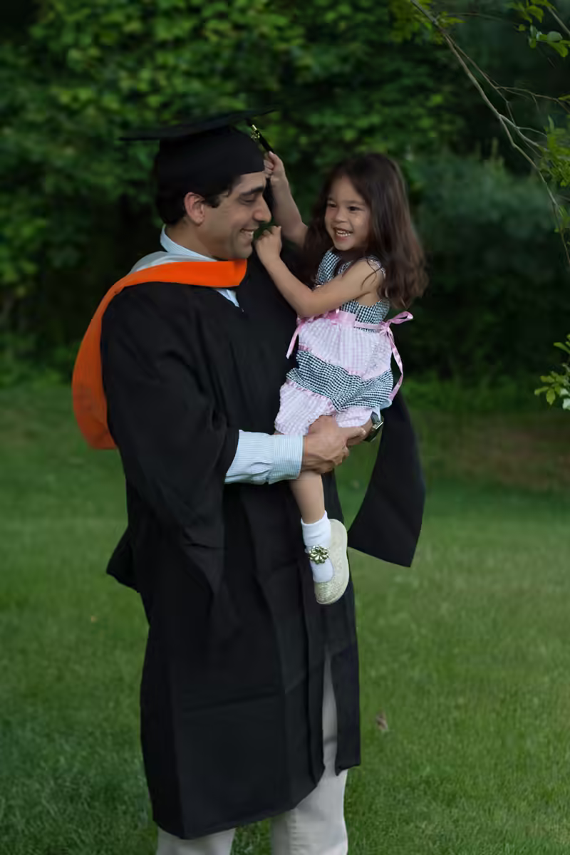 Scarlett and I after graduation