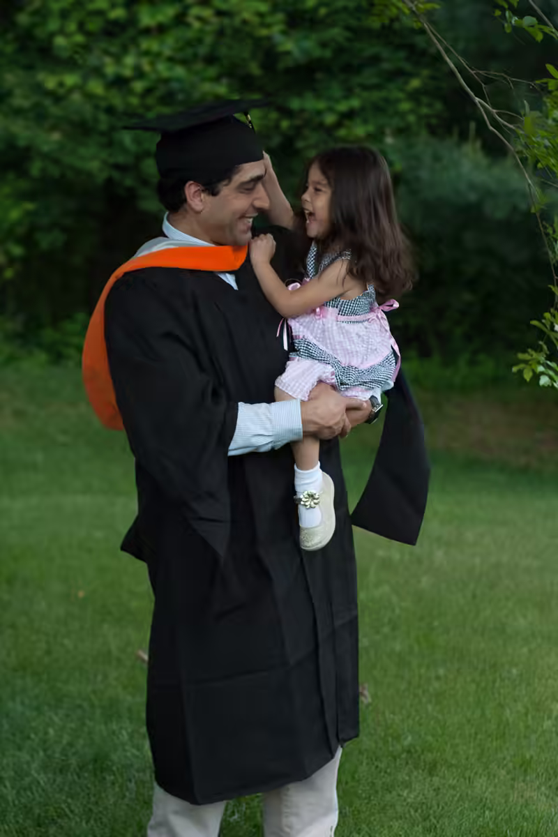 Scarlett and I after graduation