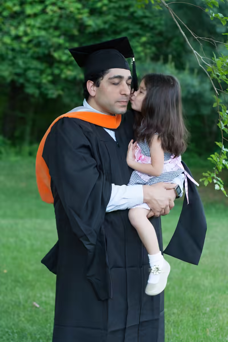 Scarlett and I after graduation