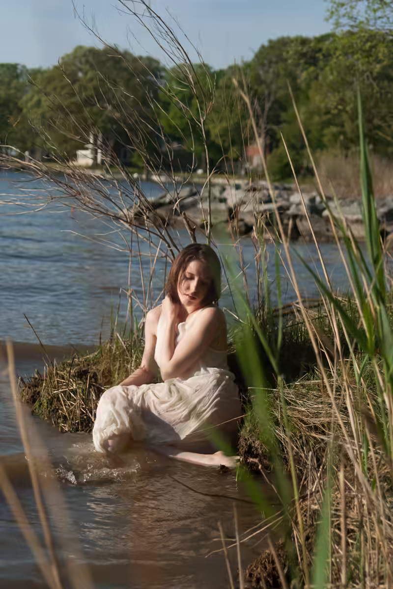 Resting near the shore