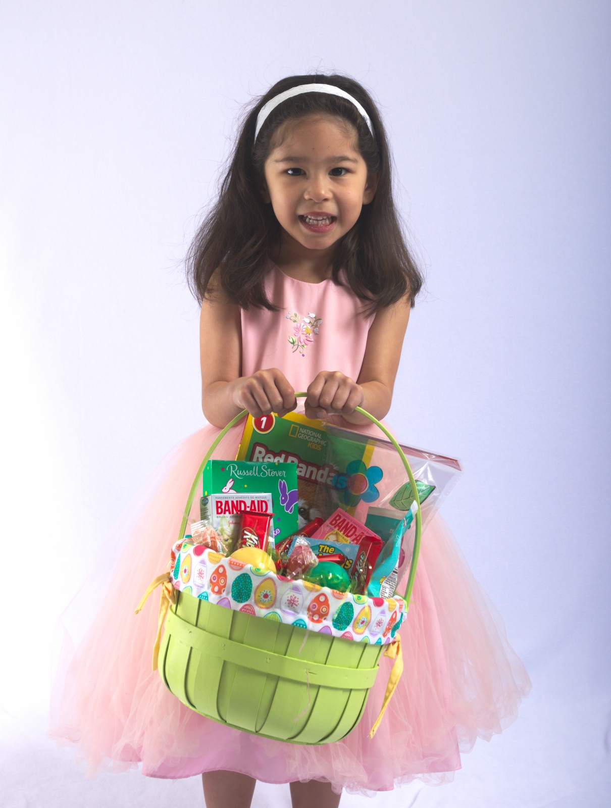 Scarlett and her Easter Basket
