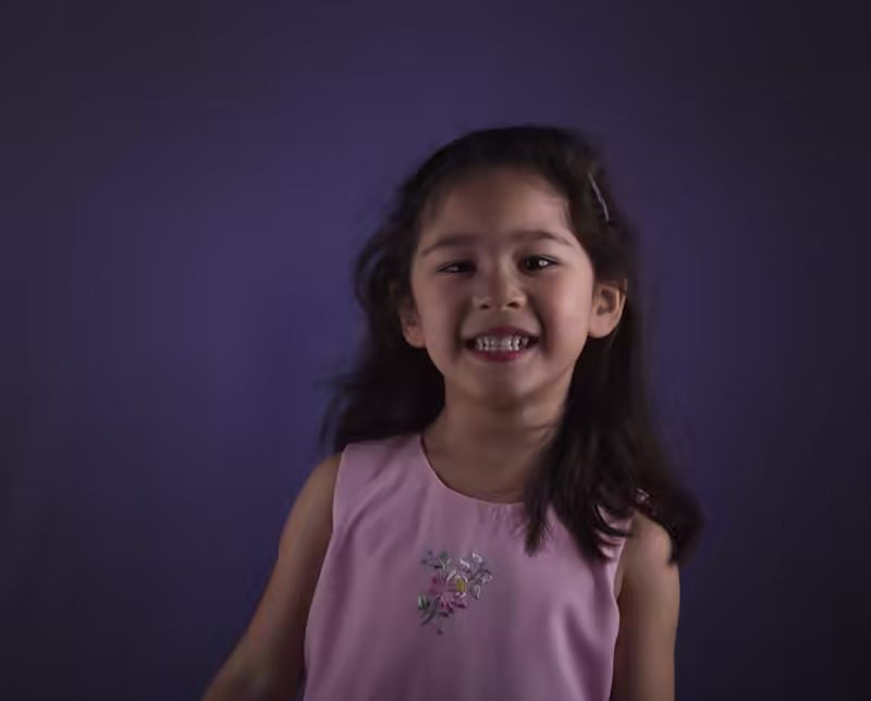 Scarlett’s Purple Easter Photos