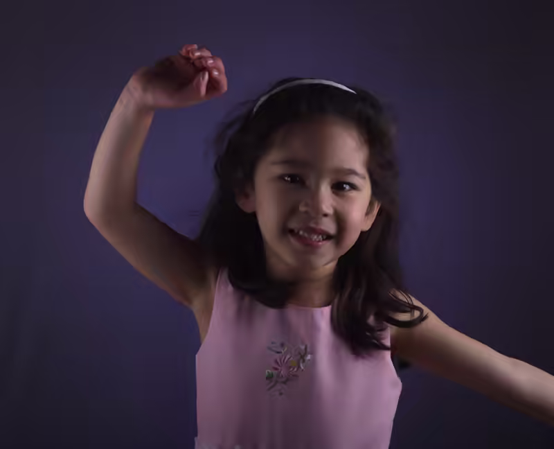 Scarlett’s Purple Easter Photos