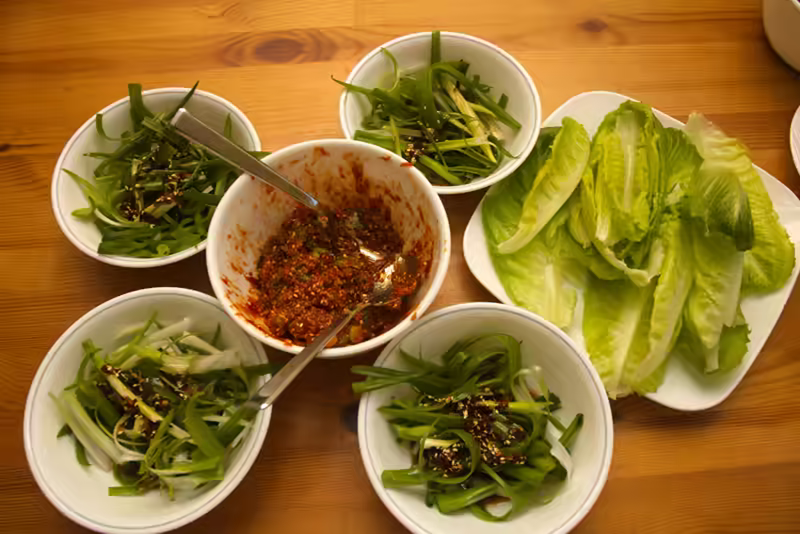 Korean Pork Belly Dish: Samgyeopsal-gui