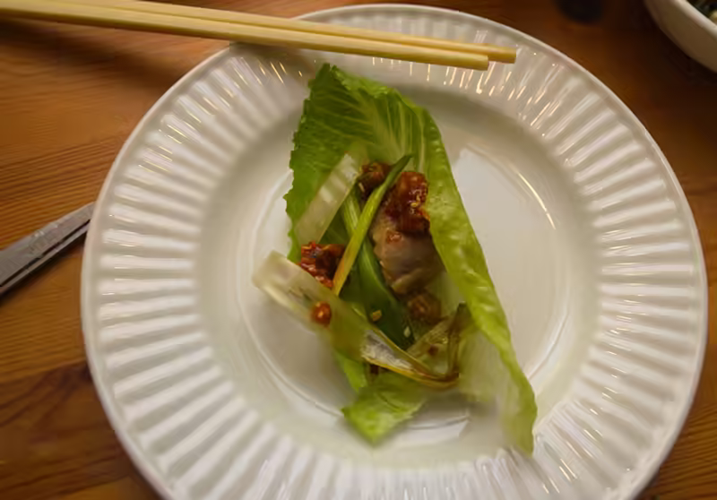 Korean Pork Belly Dish: Samgyeopsal-gui