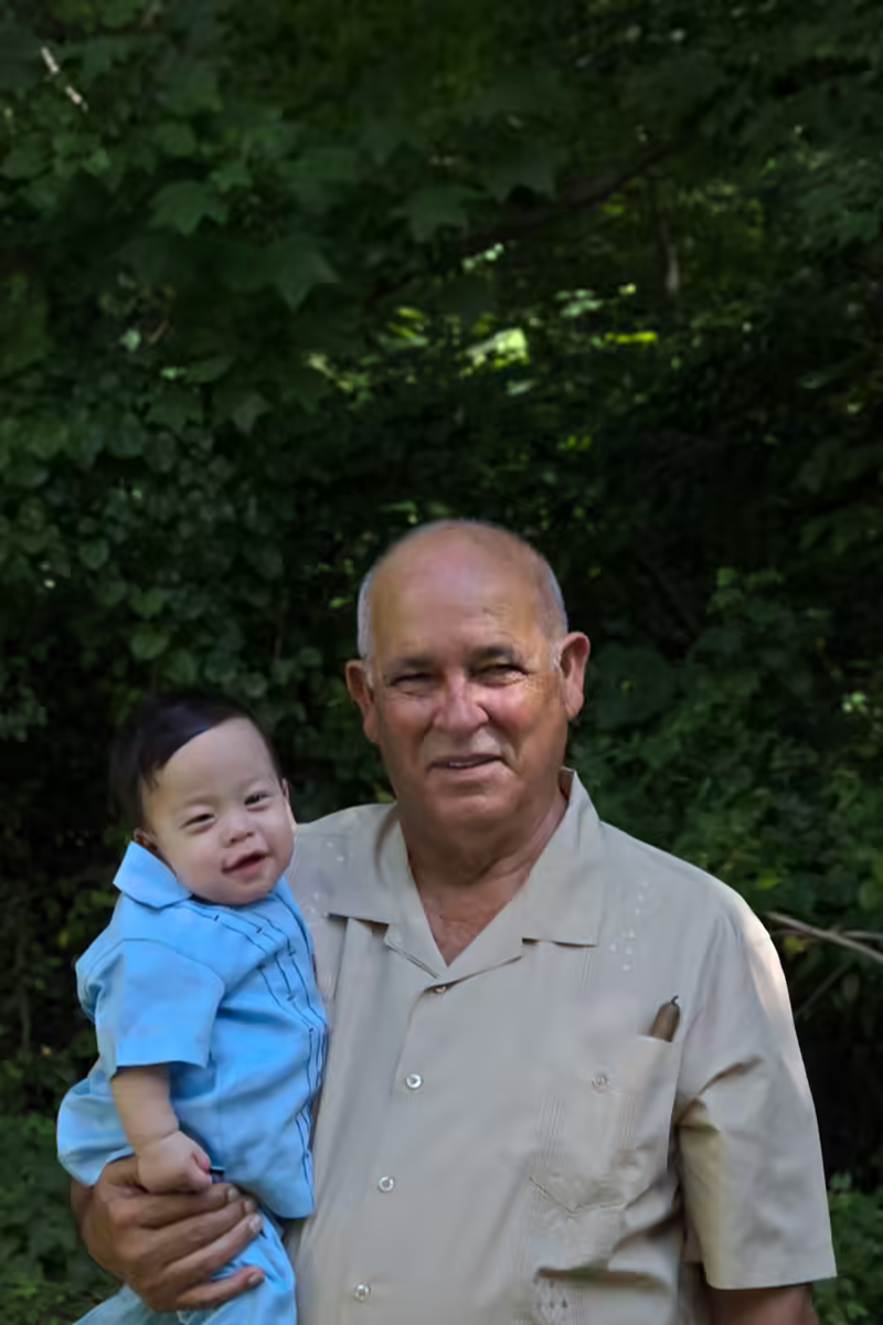 Sam and his Great-Grandfather