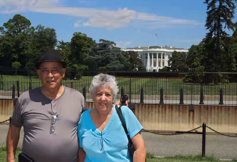 Grand Parents at the White House