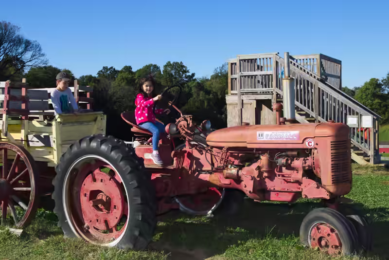 Driving a Tractor