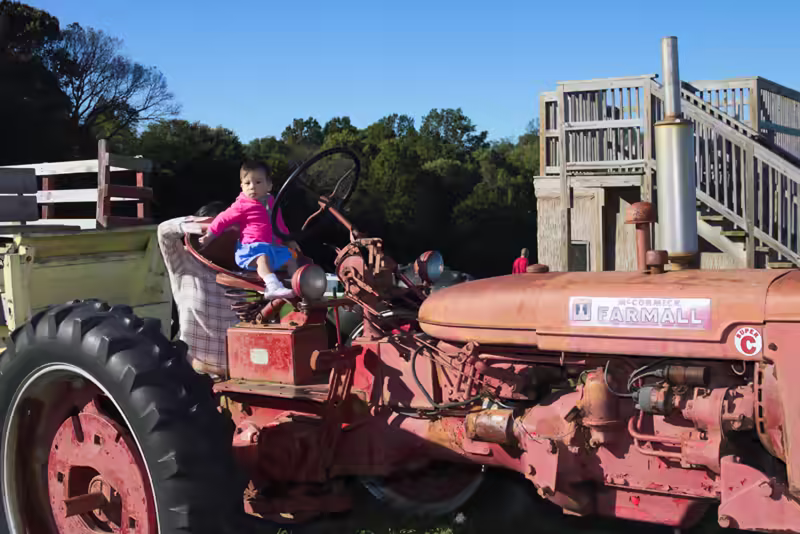 Driving a Tractor