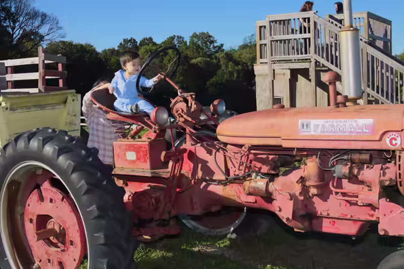 Driving a Tractor