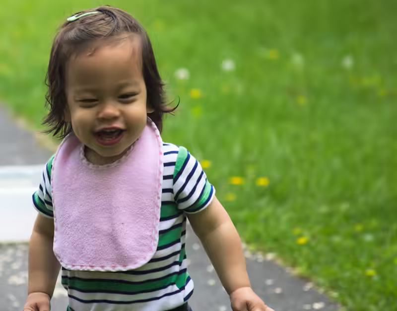 Happy on the Driveway