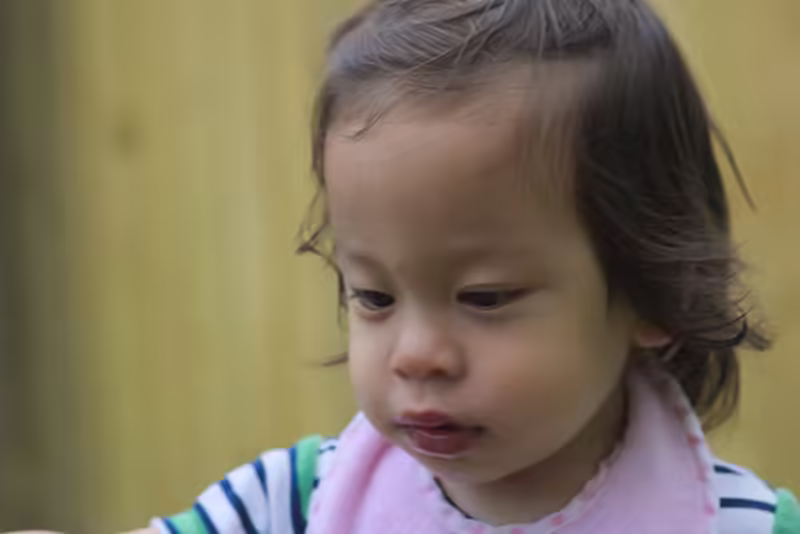 Sam in the backyard