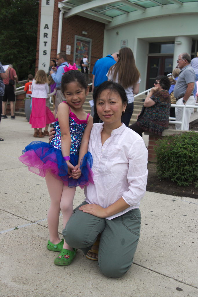 Scarlett's ready for her first dance recital