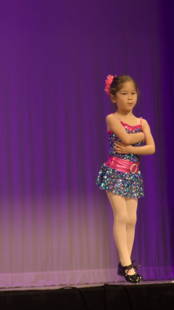 The tap portion of the recital