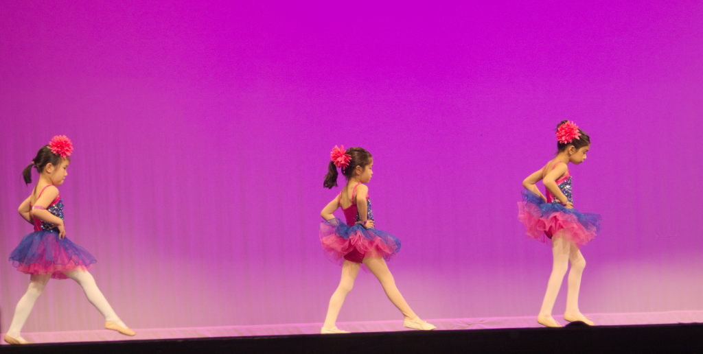 The ballet portion of the recital