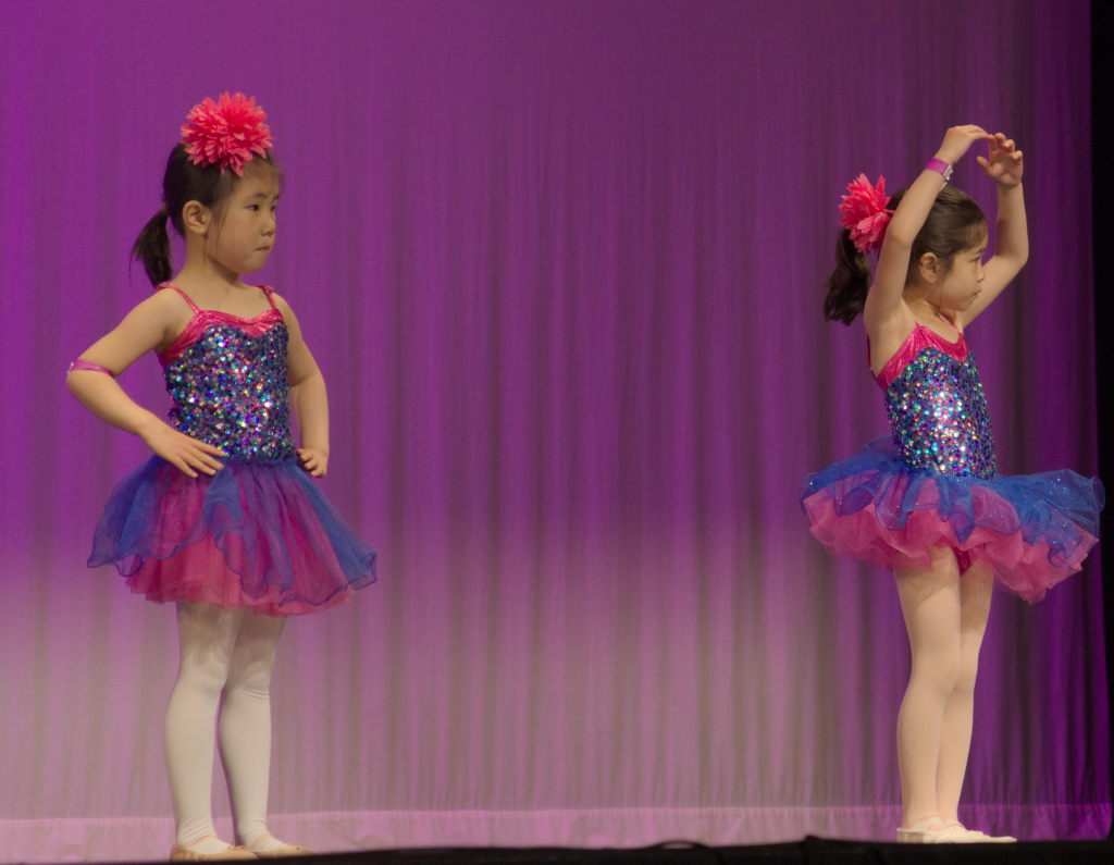 The ballet portion of the recital