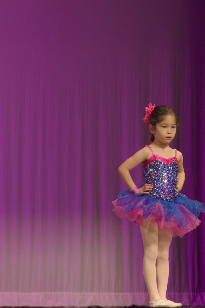 The ballet portion of the recital