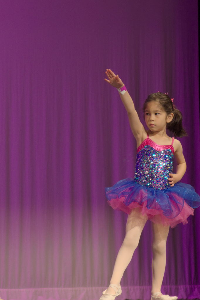 The ballet portion of the recital