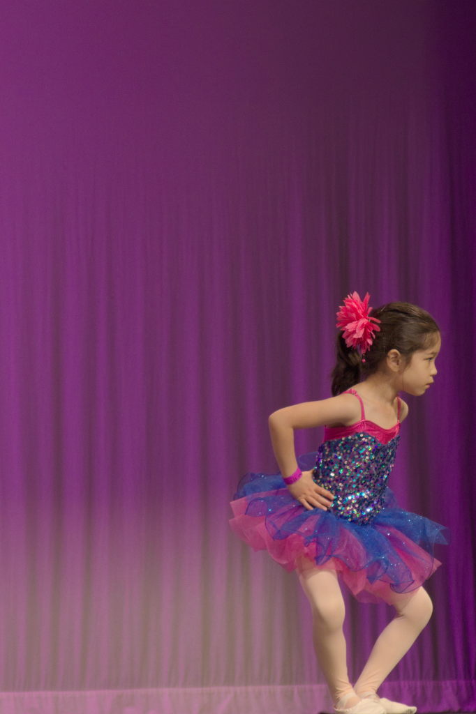 The ballet portion of the recital