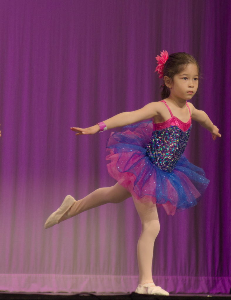 The ballet portion of the recital