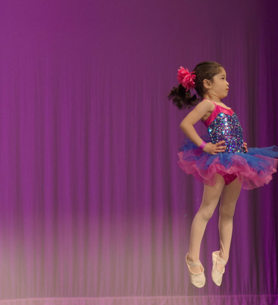 The ballet portion of the recital
