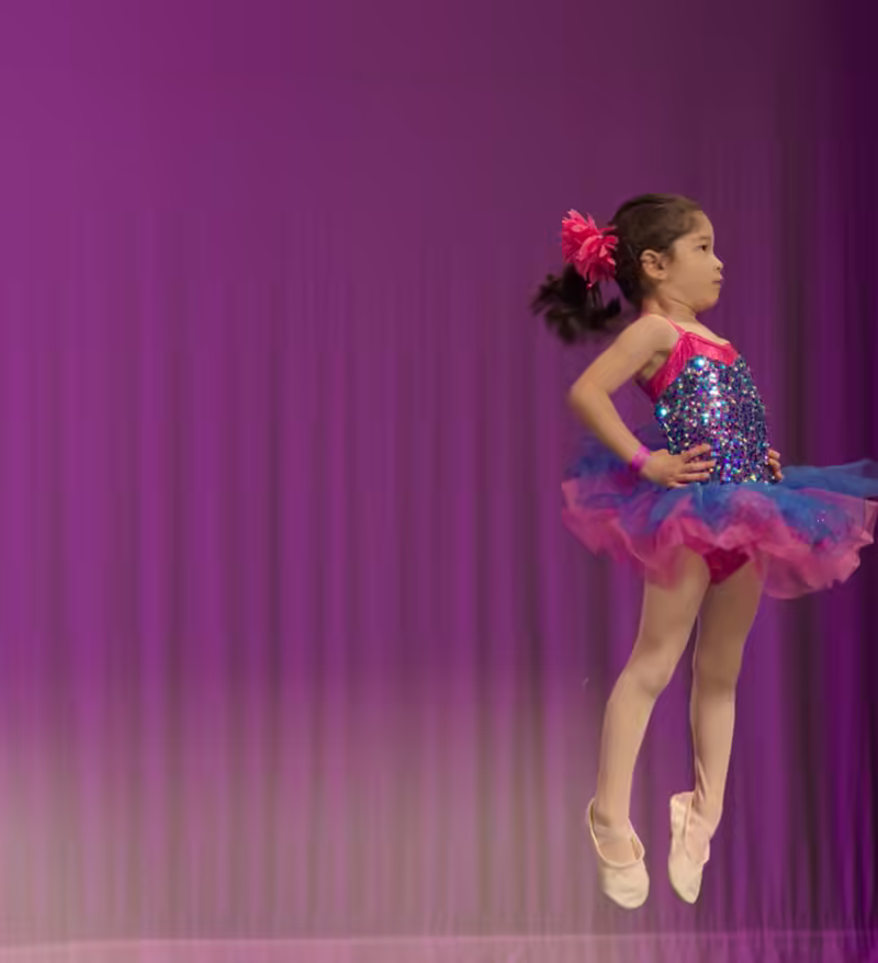 The ballet portion of the recital