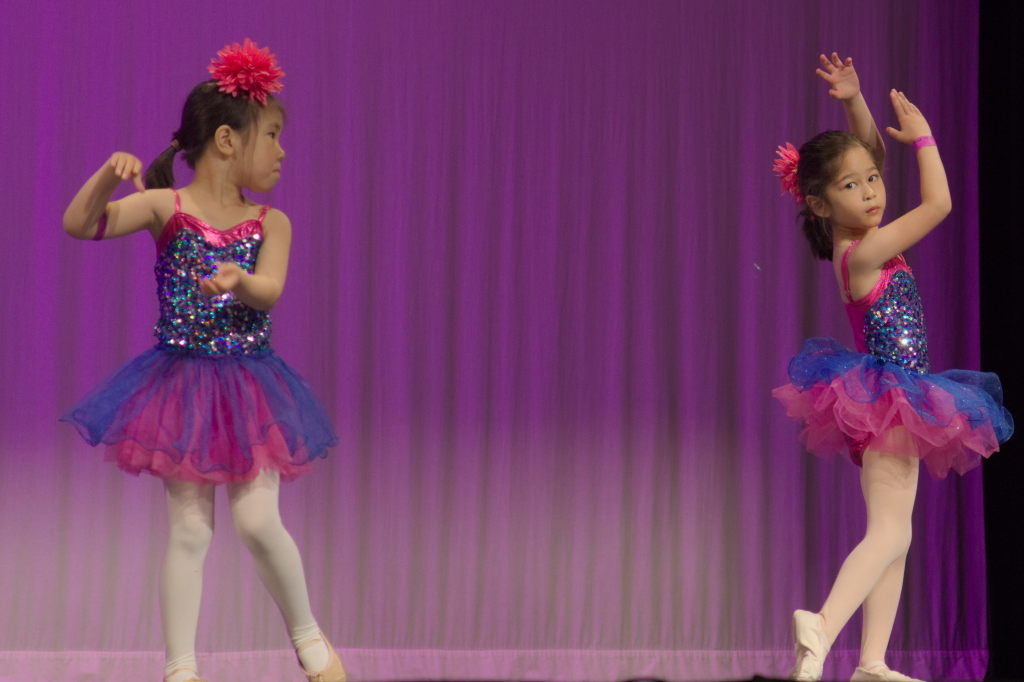 The ballet portion of the recital