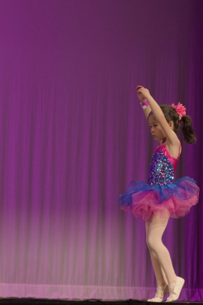 The ballet portion of the recital