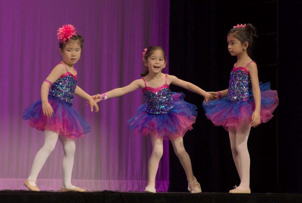 The ballet portion of the recital
