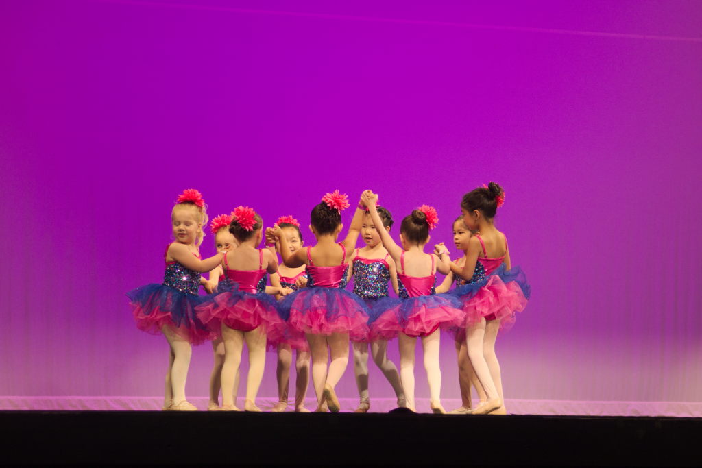 The ballet portion of the recital