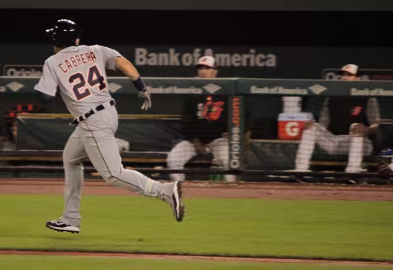 Cabrera is off!