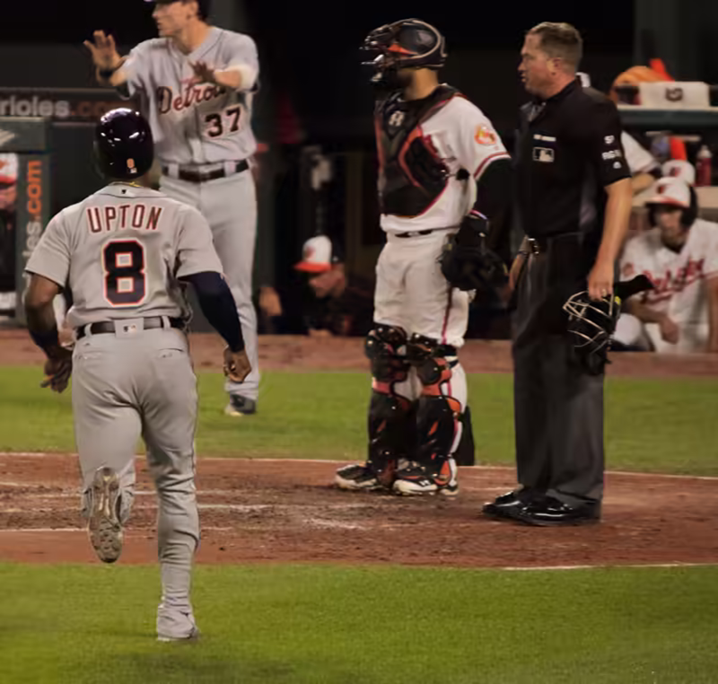 Upton coming in for a run