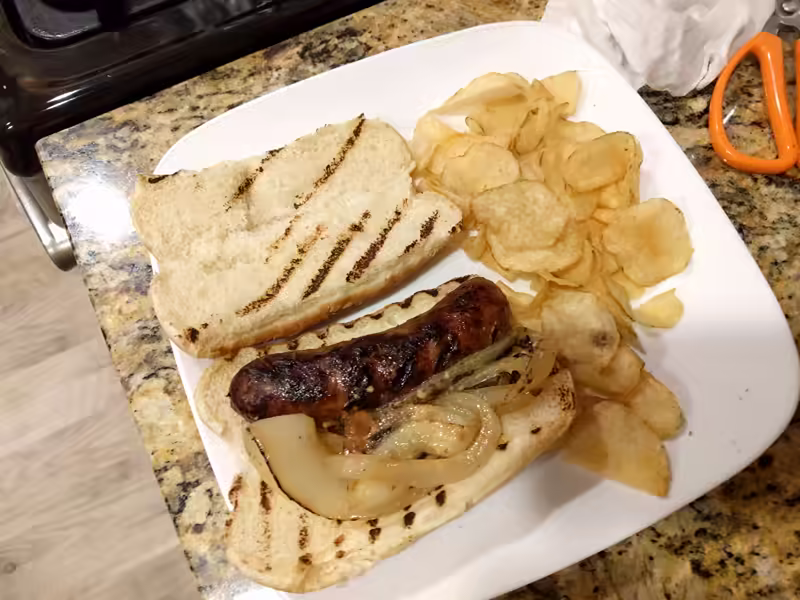 America’s Test Kitchen Beer Braised Bratwurst
