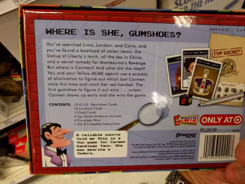 Where in the World is Carmen Sandiego?