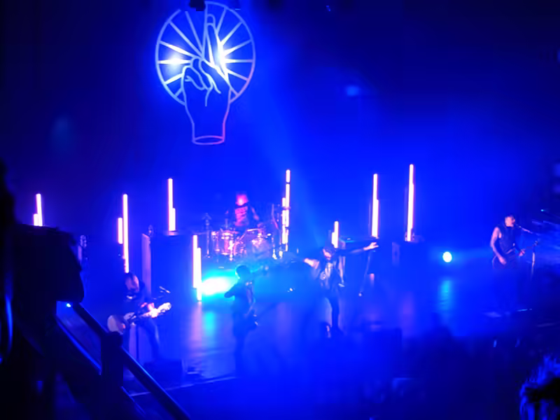 Anberlin on stage